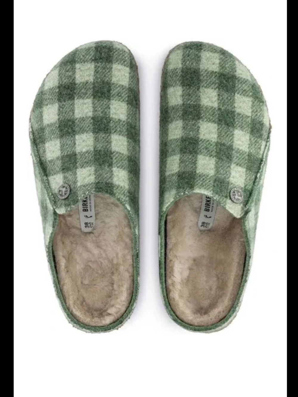 BIRKENSTOCK Zermatt Rivet Split Beryl
GREEN Shearling slipper